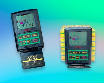 Vintage 90s Handheld Game Poker.Works.