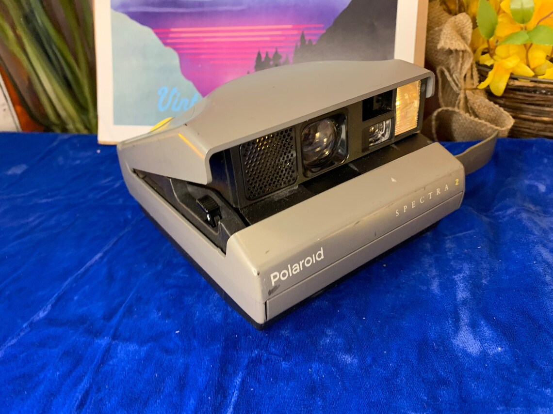 Vintage 90s Polaroid spectra 2 Film Camera. Etsy