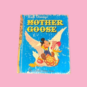 Vintage Walt Disneys Mutter Gans Ein kleines goldenes Kinderbuch.
