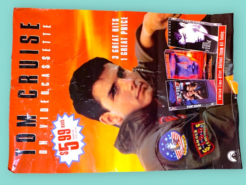 Vintage Tom Cruise Movie Poster. Etsy