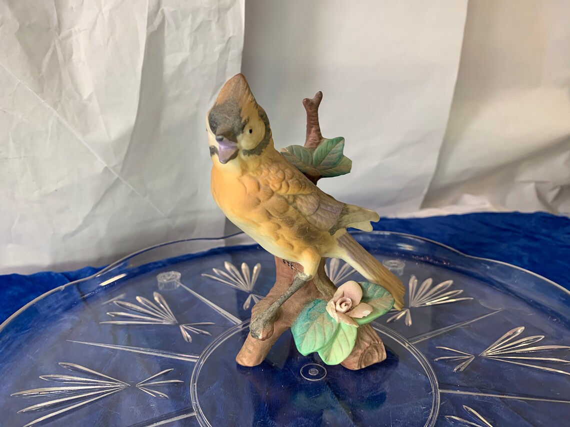 Vintage Porcelain Song Bird Figurine Etsy