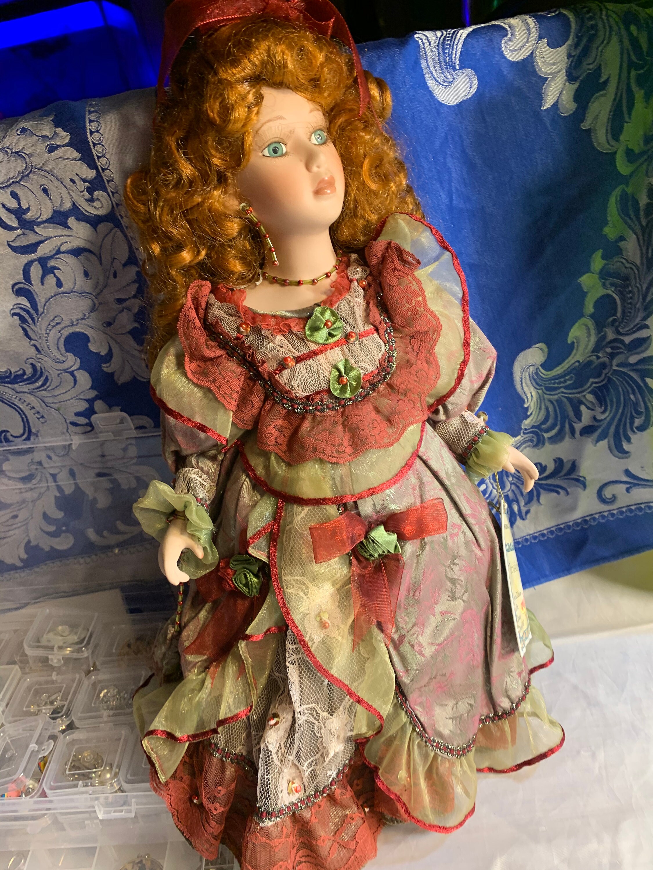 Vintage Porcelain doll Vanessa Etsy