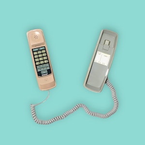 Vintage 90s Corded Telephone .