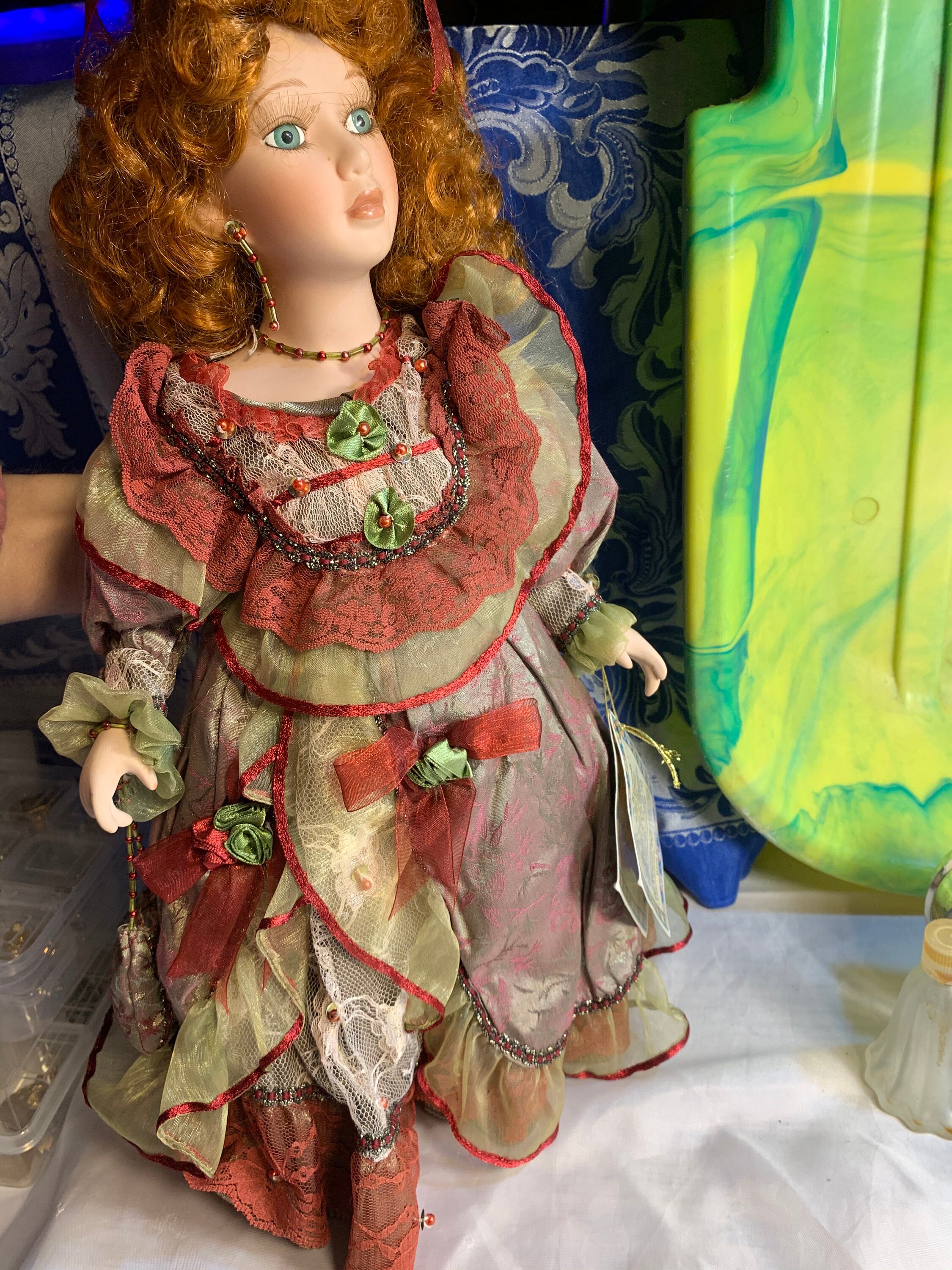 Vintage Porcelain doll Vanessa Etsy