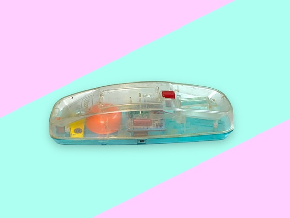 Vintage 90s Unisonic See Through Clear Phone.As Is.