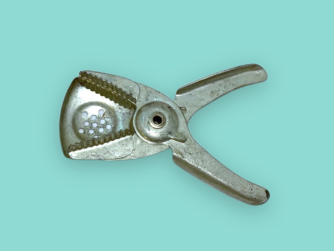 Vintage Tea Bag Strainer Tool Metal Silver Etsy