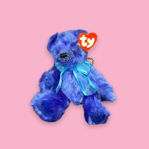 Vintage Y2K Beanie Babies Blue Bear.River