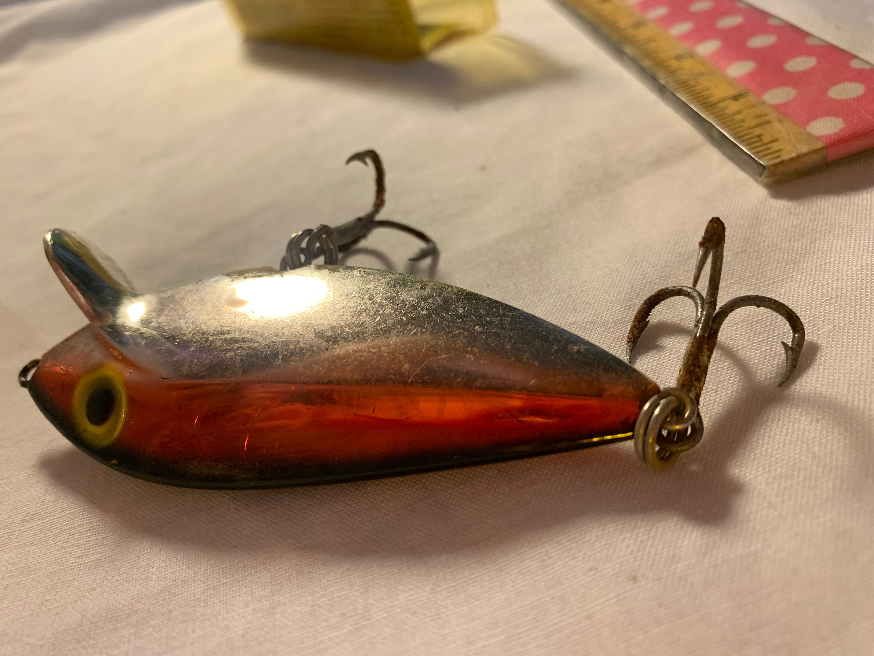 Vintage Storm Silver Shad fishing Lure.Still in Case Etsy
