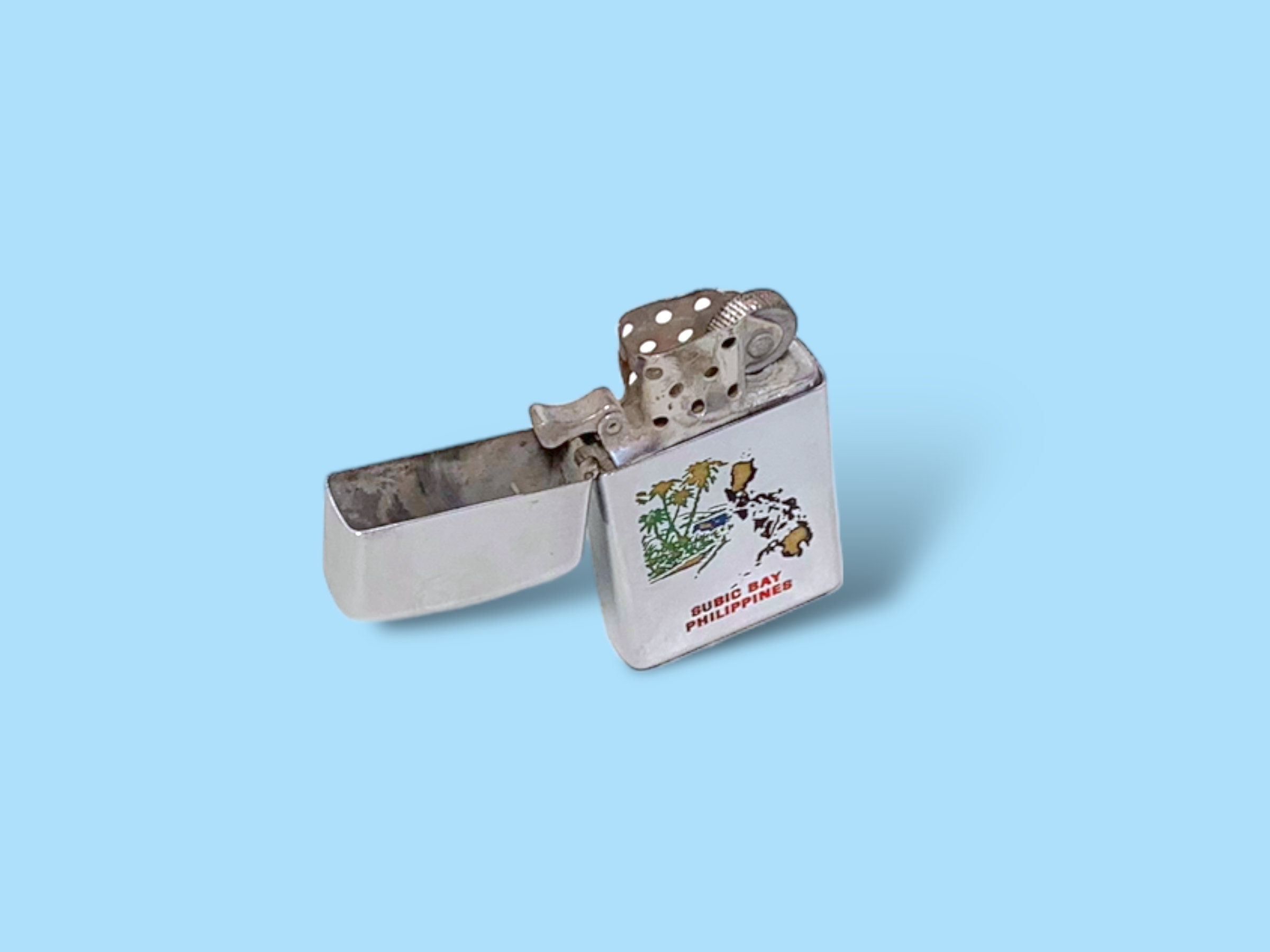Vintage Silver ZIPPO Lighter. Philippines. - Etsy