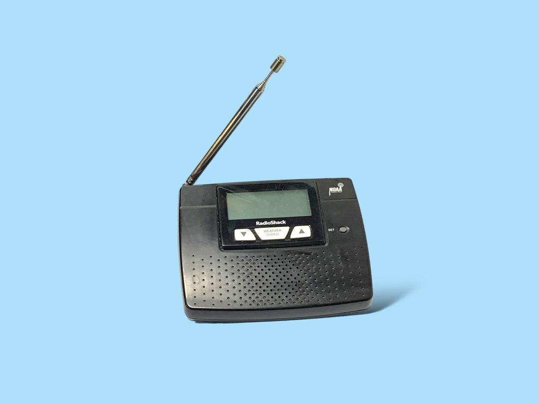 Vintage Radioshack Weather Radio Alarm Clock. Etsy
