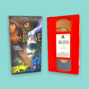 Vintage 90s Believe Horror Movie VHS.