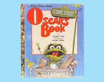 Vintage Sesame Street Oscars A Little Golden Childrens Book.