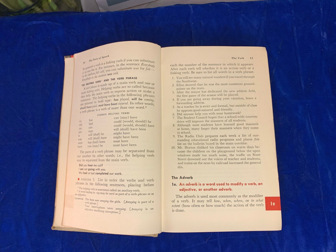 Vintage English Grammar & Composition Book. Etsy