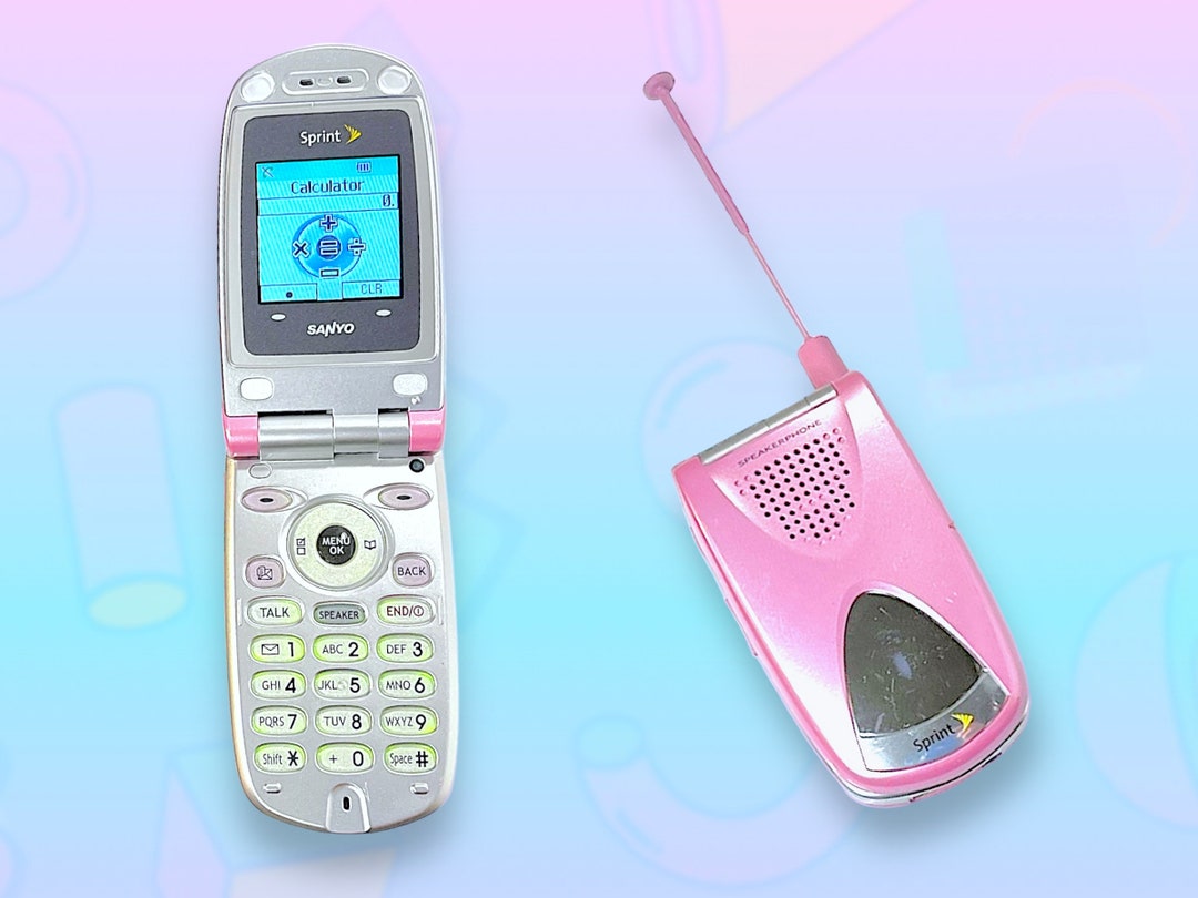 Vintage Y2K Pink Sanyo Speaker Flip Cell Phone. Rare.works Etsy