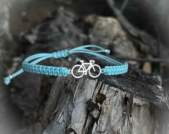 Bicycle bracelet - Minimal jewelry - road bike bracelet - road bike jewelry - triathlon jewelry