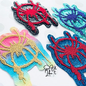 Spiderman Patch Iron on Embroidered Badge Patch Spider 