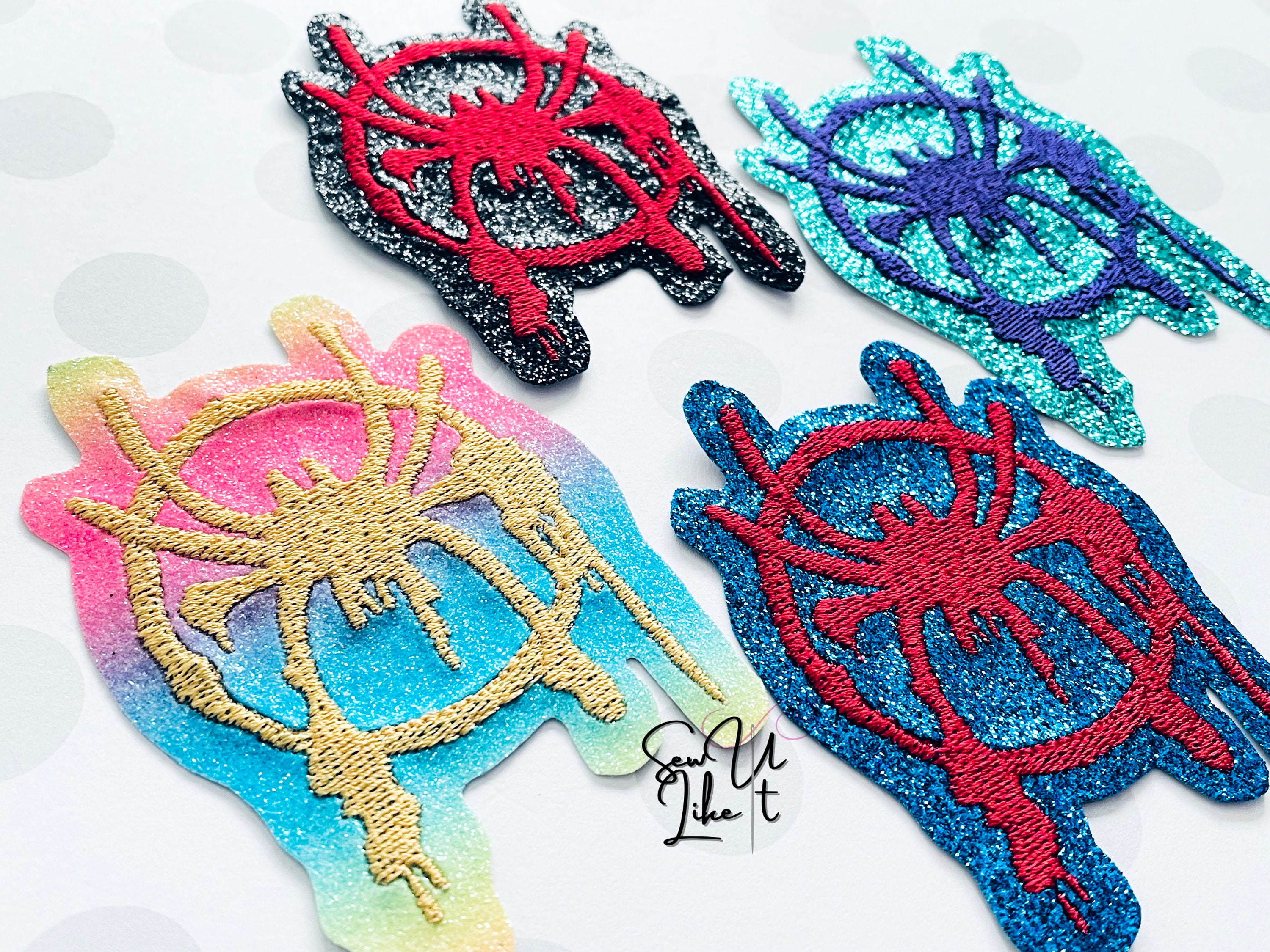 24 stk Spiderman Iron-on Patches, Brodery Iron-on Patch DIY Cl