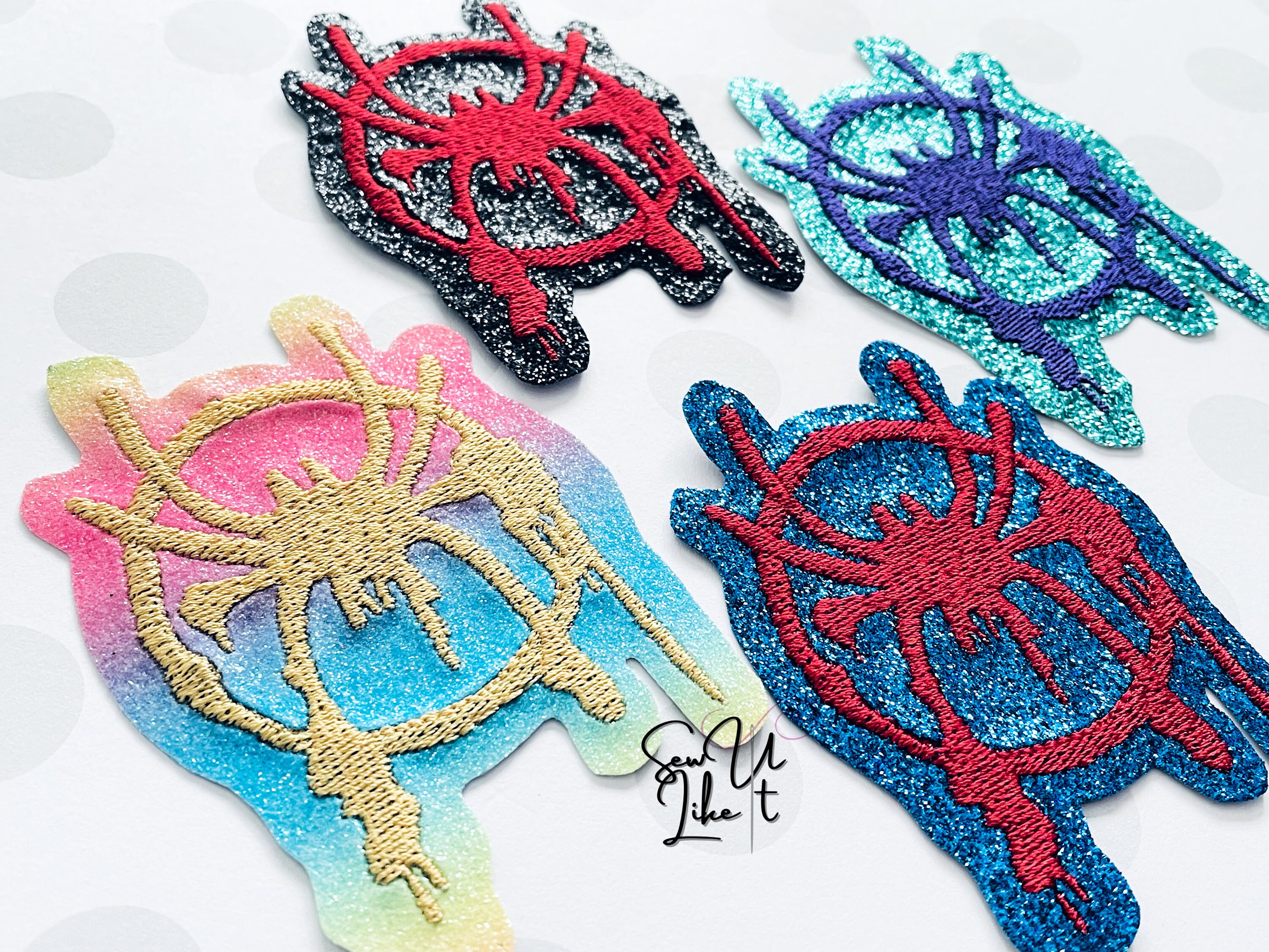 20 kpl Spiderman Iron on Patches Patch Tarrat Brodeerattu Appli