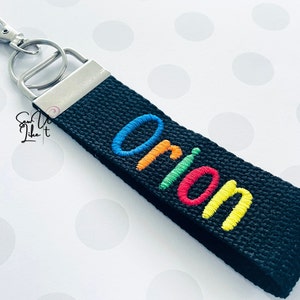 Personalisierter Taschenanhänger Schlüsselanhänger, Namensschild, Taschenbaumler, Geburtstagsgeschenk, Taschenanhänger Schlüsselanhänger, Taschenanhänger