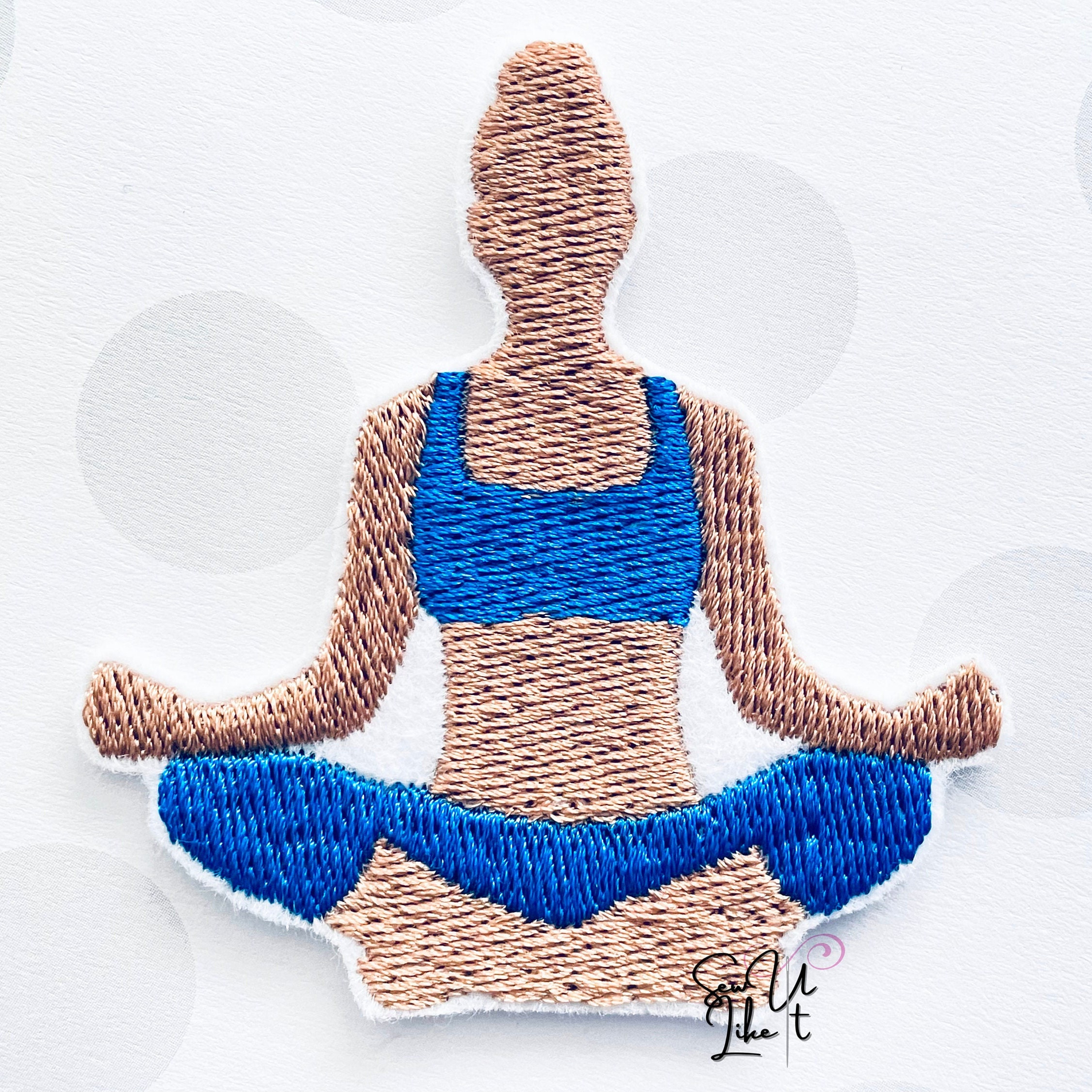Yoga Woman Pose Embroidered Patch, Iron on Patch, Sew on Patch, Appliqué,  Iron on Badge -  Canada
