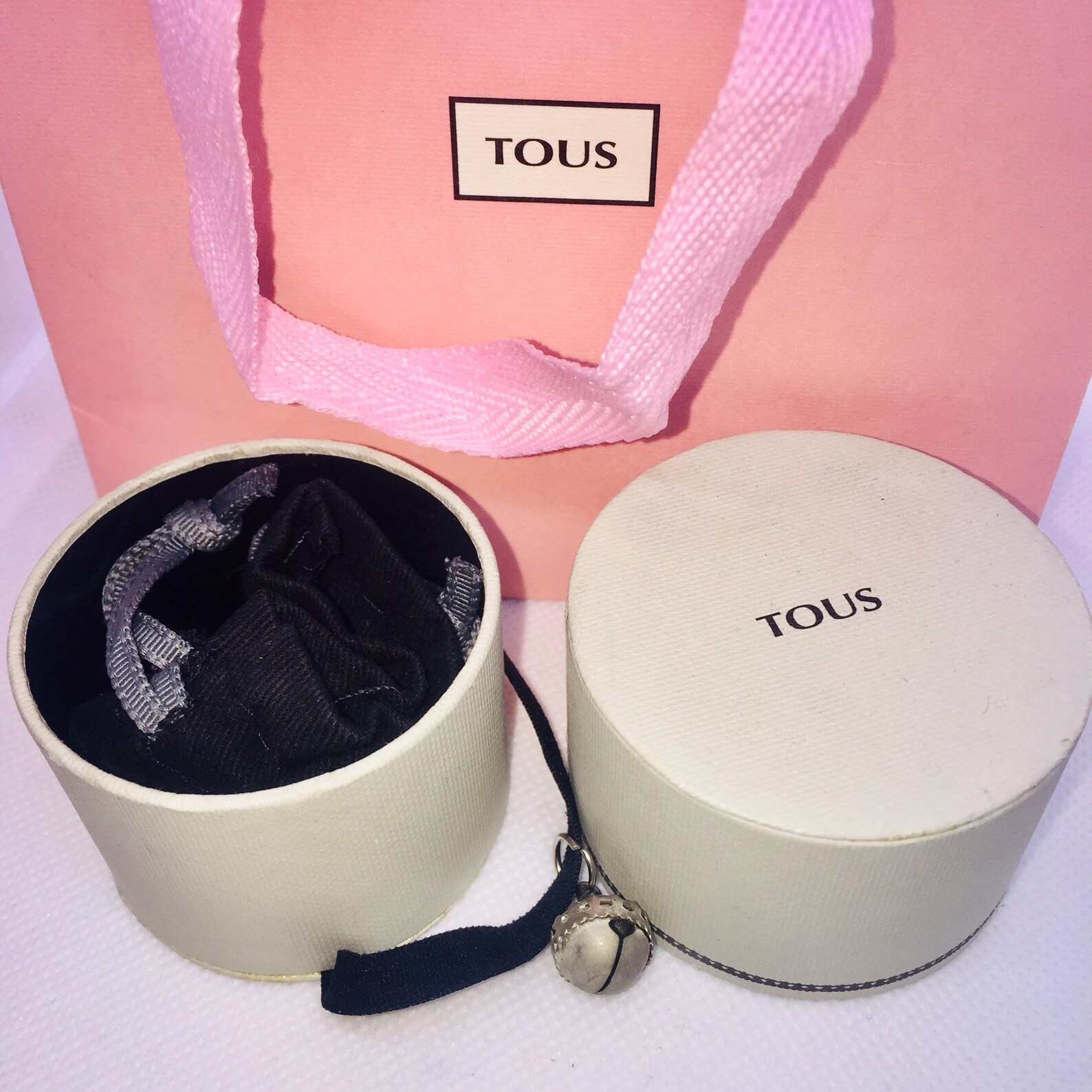 Authentic TOUS Jewelry Gift Box & Bag Set. Baby Pink/ Grey Etsy