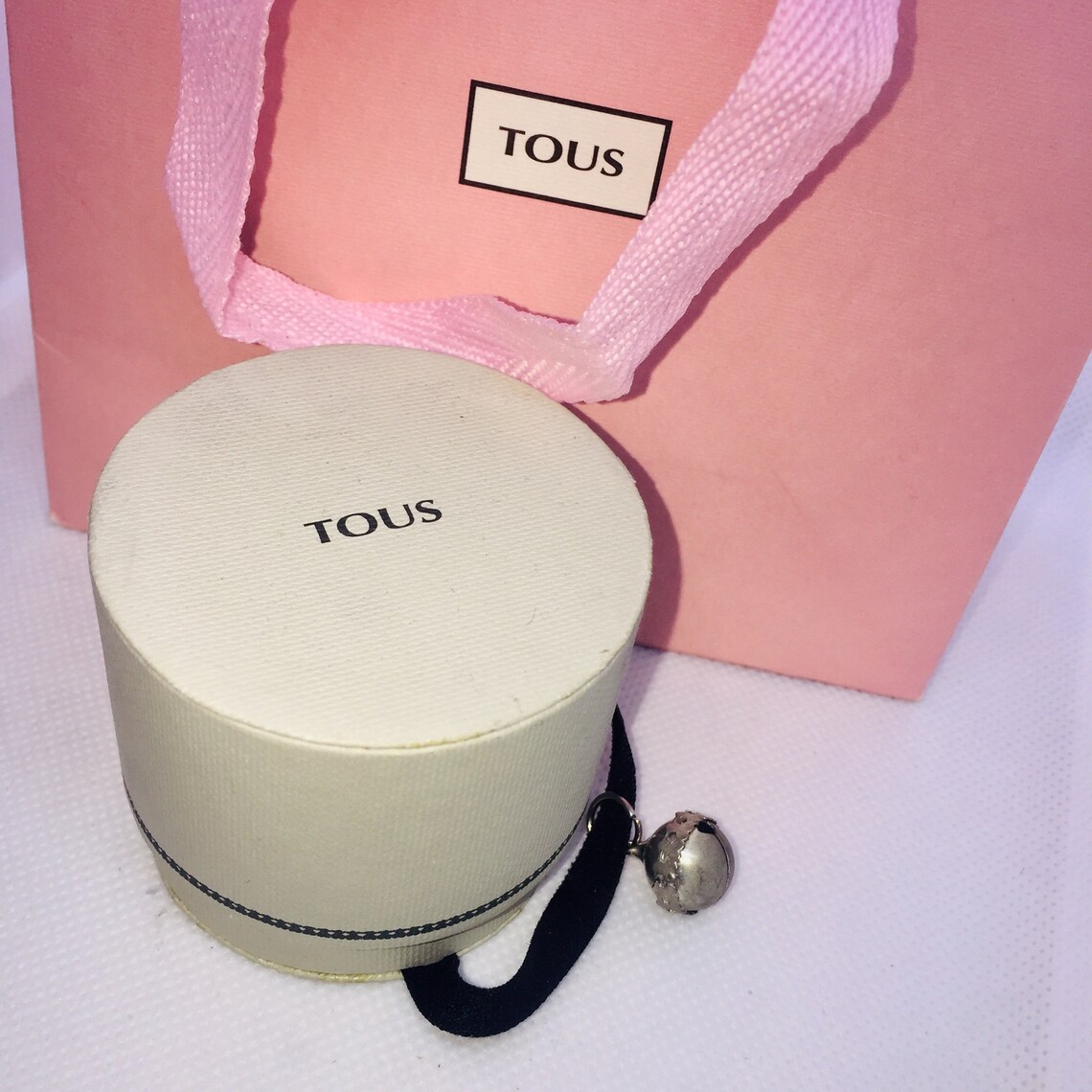 Authentic TOUS Jewelry Gift Box & Bag Set. Baby Pink/ Grey Etsy