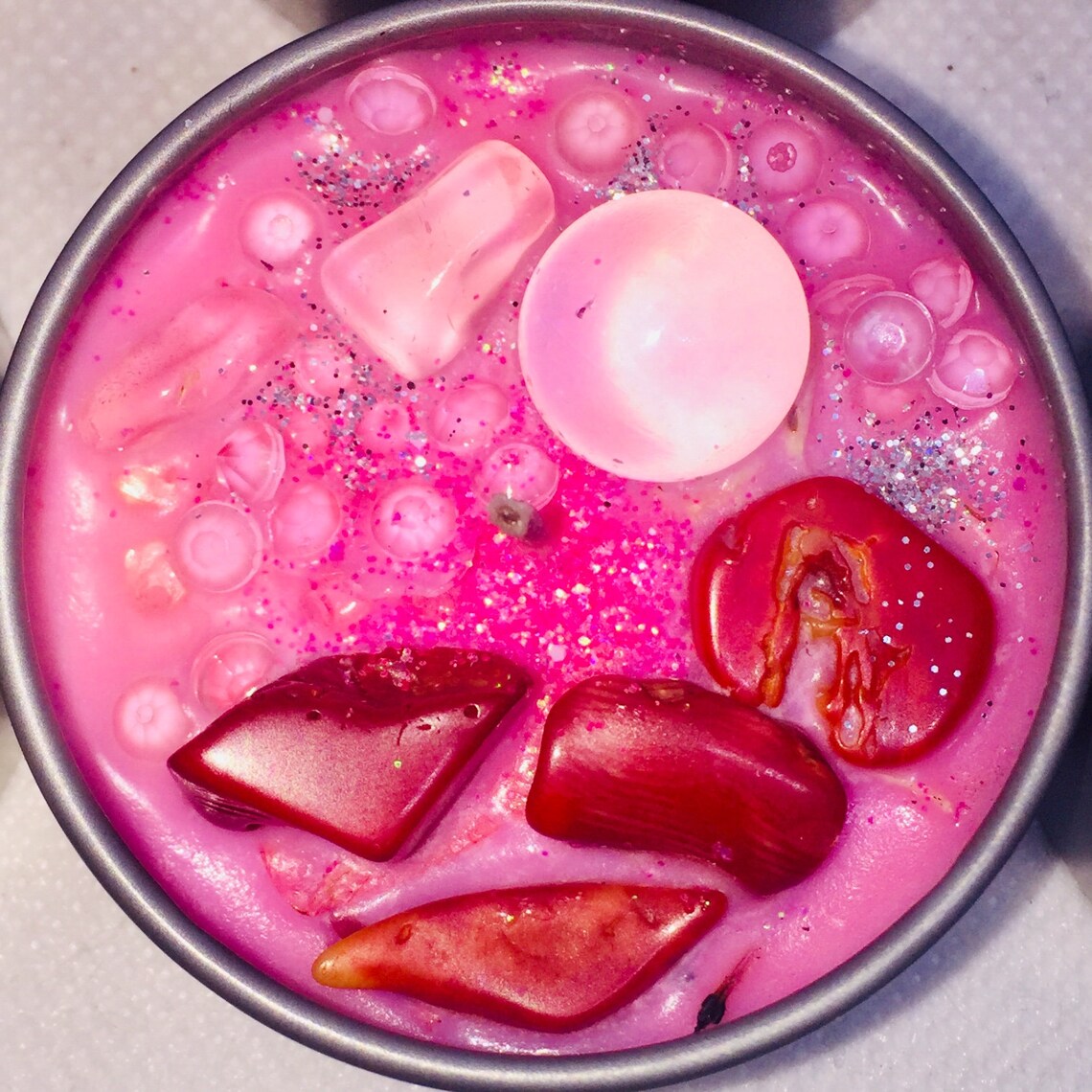 Valentines Day Lovers Crystal Candle Box Set 6 candles for | Etsy