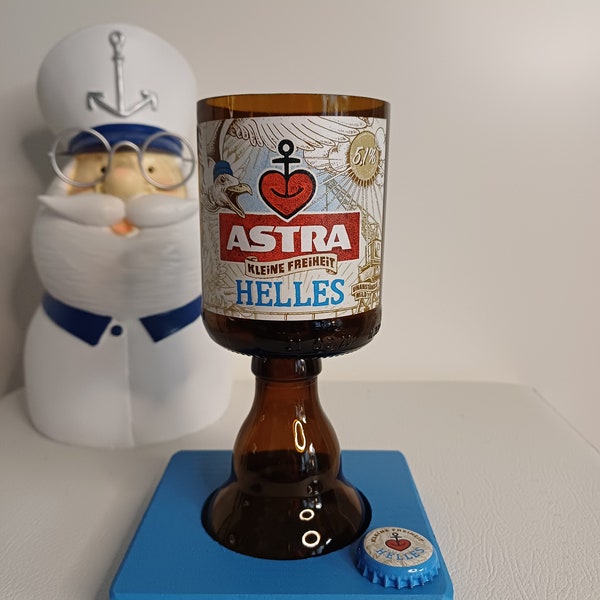 Hamburger Originale einzigartige Hanseatisches Kerzenlichter,Astra Helles, Rotlicht, Rakete und Energie  für echte Bierliebhaber!