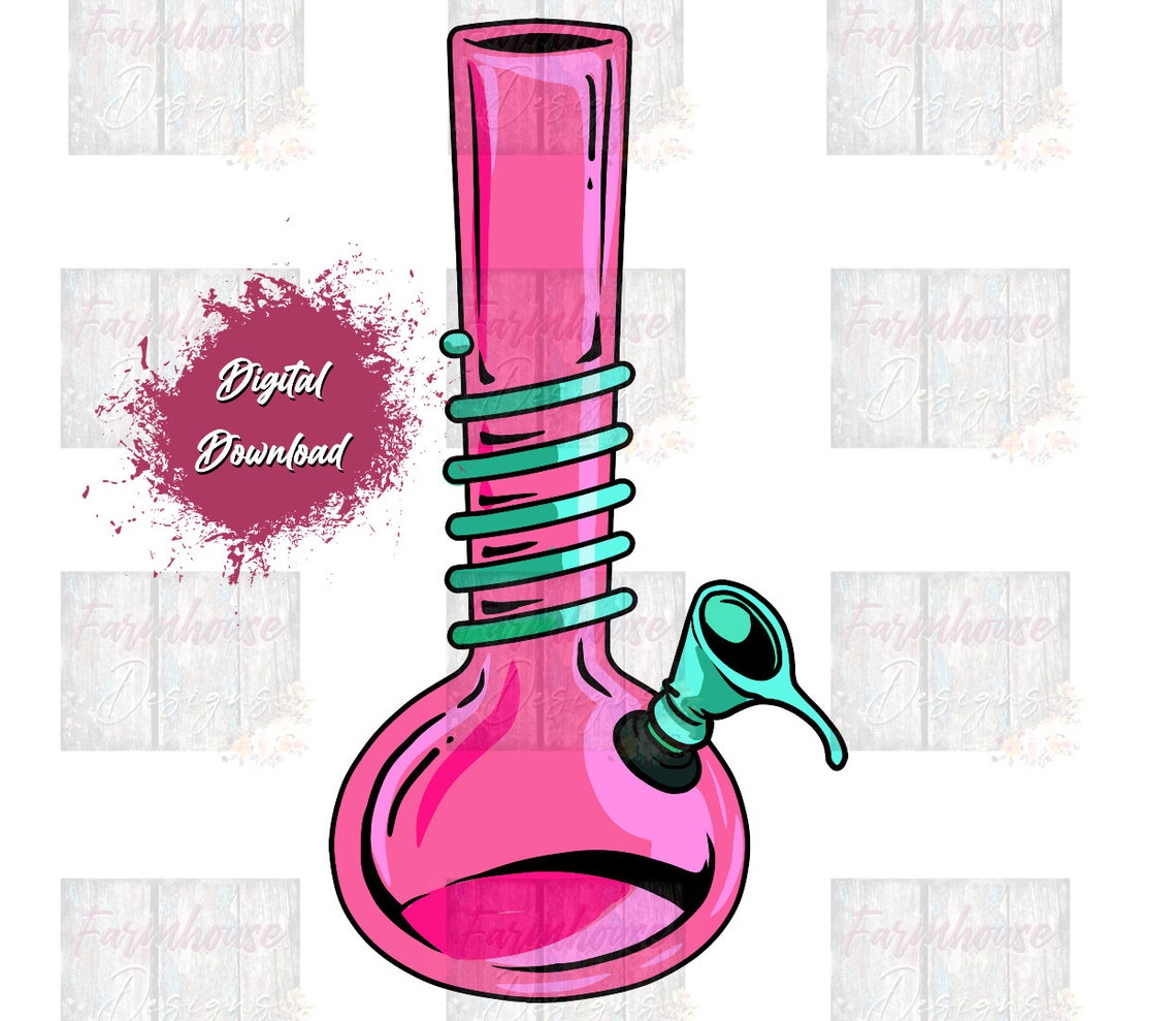 Pink Bong PNG Instant Digital Download /Digital Etsy