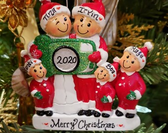 Camera Family Christmas Ornament-3-4-6