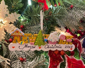 Gingerbread Parola New York Ornamento di Natale