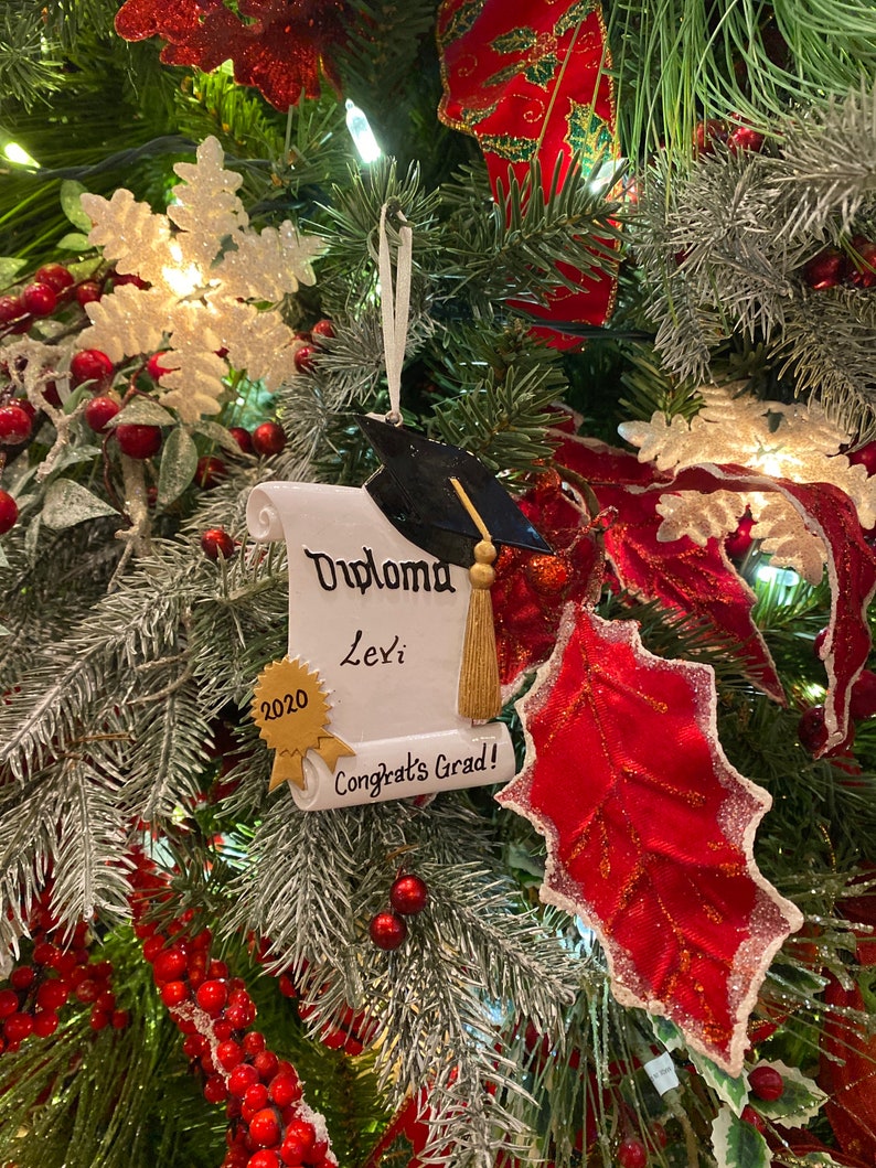 Graduation Diploma Christmas Ornaments - Etsy