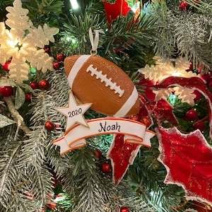 Football/Basketball/Soccer Ball/Volleyball/Baseball Personalized Christmas Ornament