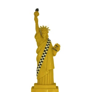 NYC Taxi Statue of Liberty Personalizable Ornament