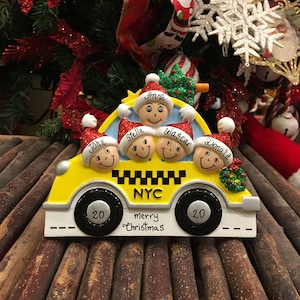 Tt Nyc Taxi Family Easel Back Table Top Decor - 2/3/4/5/6/7/8/9