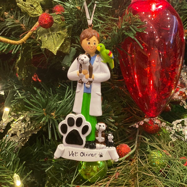 Veterinarian Male/Female Ornament