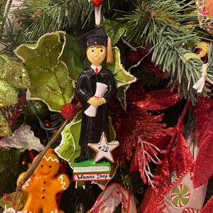 Graduation Boy Christmas Ornaments