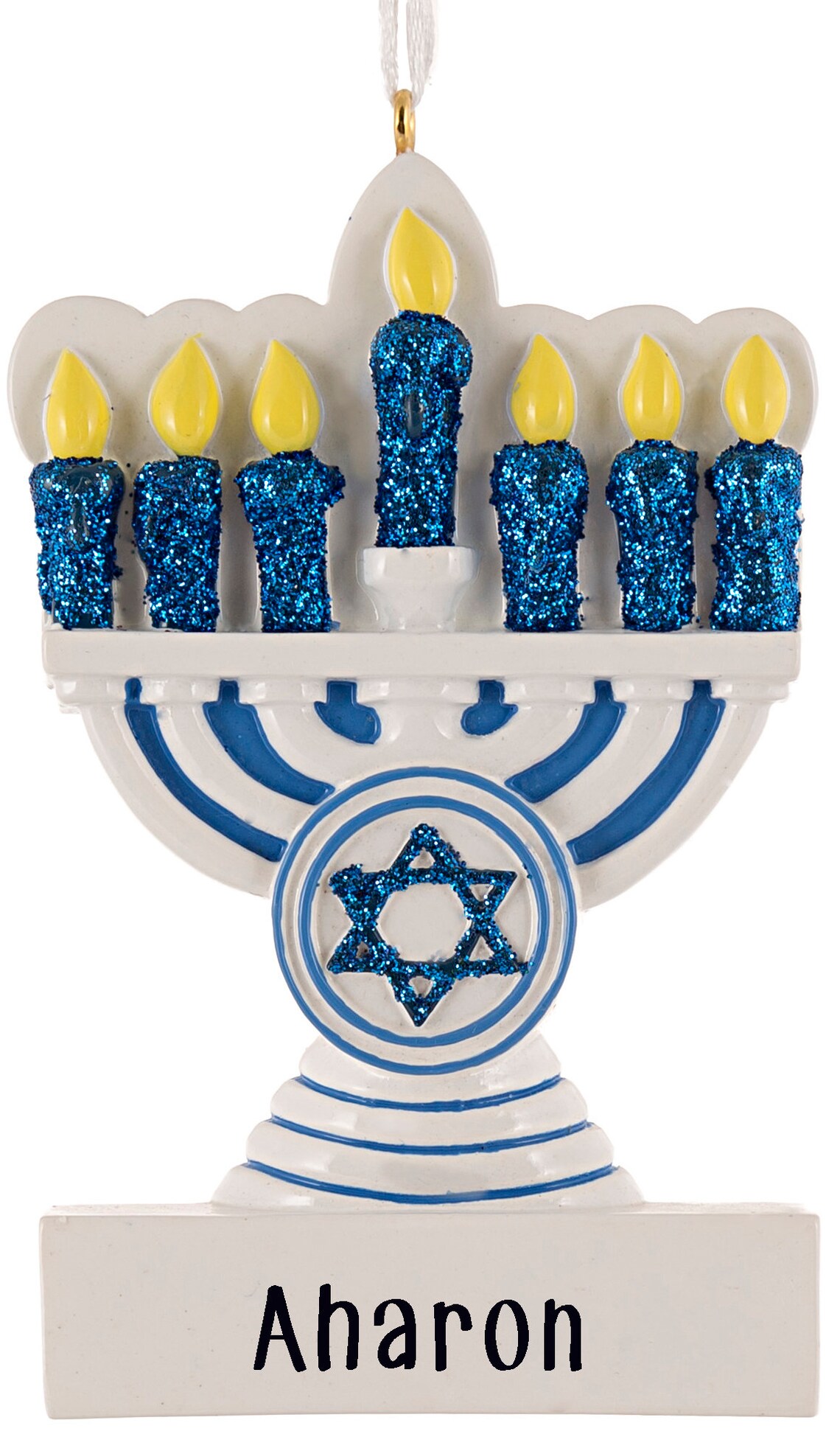 Happy Hanukkah Ornament Etsy