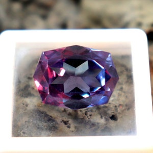 Mined Alexandrite Gemstone Cut Certified Alexandrite Unheated Untreated Multi Color Loose Alexandrite Faceted 10CT Octagon AAA++ Alexandrite