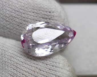 Very Rare Padparadscha Sapphire Pink Color Top & Bottom  8.85CT Gemstone Unheated Untreated Padparadscha Sapphire Faceted Pear Cut Flawless