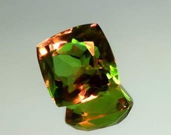 Zultanite turque de 10 carats, forme de coussin, pierre de zultanite naturelle aux couleurs changeantes, certifié CGI, bague diaspore en zultanite en vrac, bague en zultanite