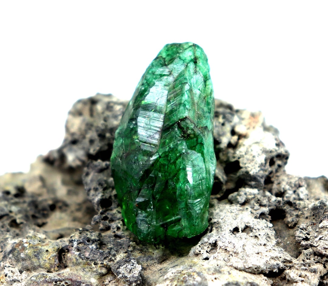 Genuine Enerald Stone Certified Emerald Rough 97.75CT UNCUT - Etsy
