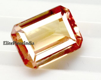 AAA  5CT Natural Padparadscha Sapphire Emerald Cut Faceted Certified Padparadscha Loose Padparadscha Ring Padparadscha Pendant RARE Found