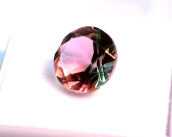 Natural Alexandrite 7-8 Carats Round Cut Faceted Multi Color Changing Alexandrite Loose Alexandrite Stone Ring Size Alexandrite Pendant Size