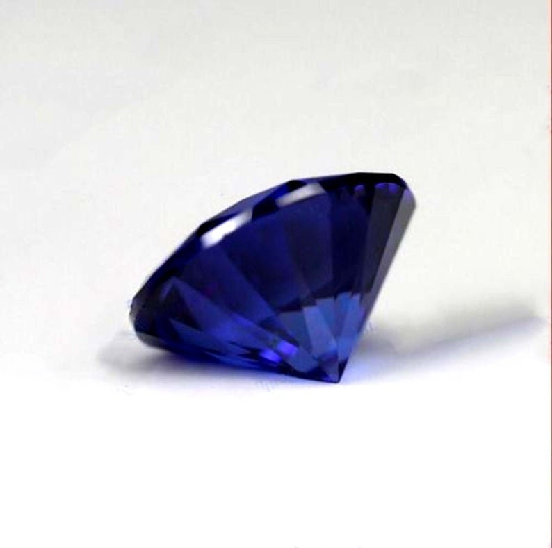 Elite Natural Blue Sapphire Loose Gemstone 10 Ct Round Cut 6mm CGI Certified 10 Pieces Loose Sapphire Natural Sapphire Natural Saphire Ring image 2