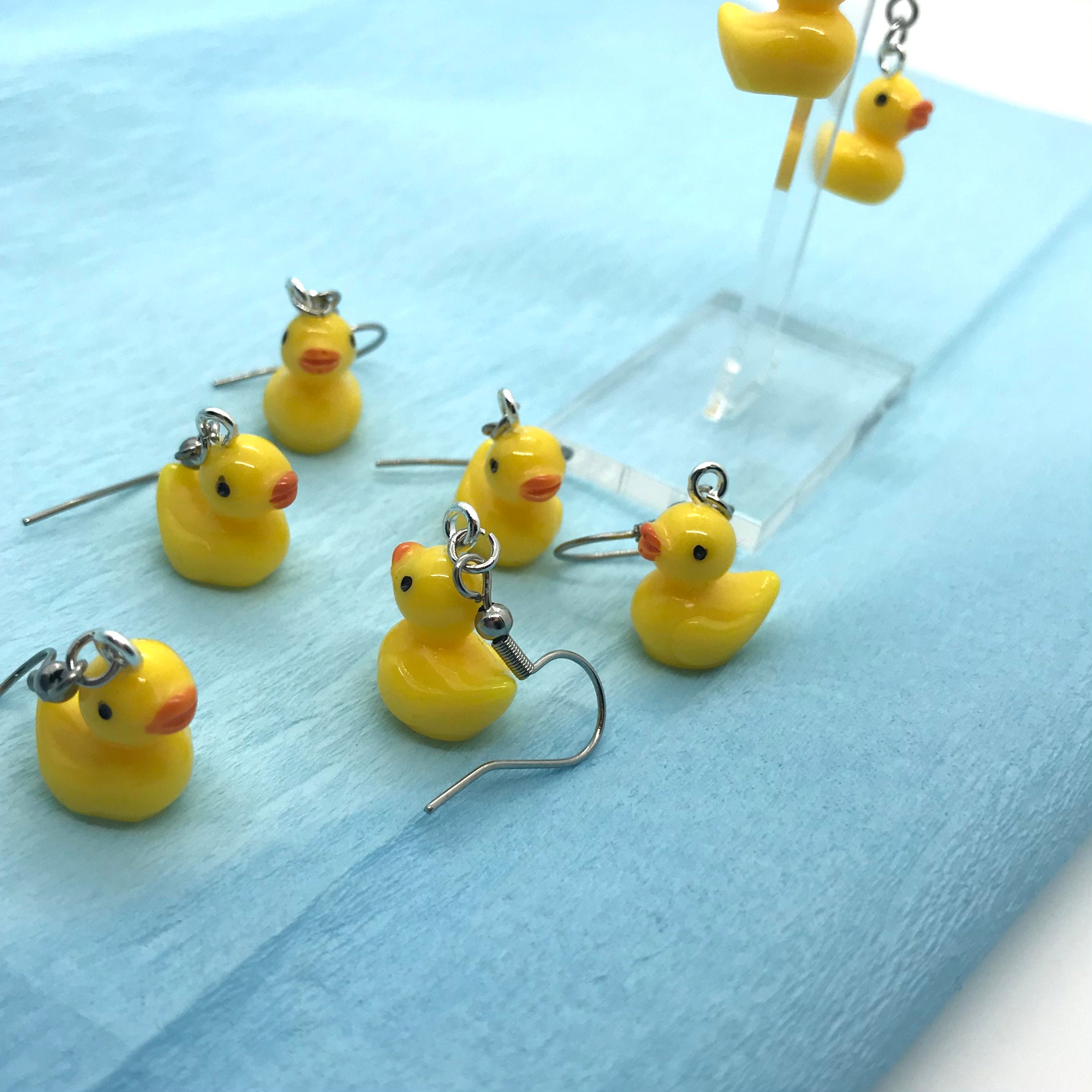 Rubber Duck Earrings / HookaDuck Earrings / Duck Earrings / Etsy