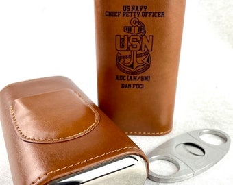 Cigar Case - USN Chief Petty Officer