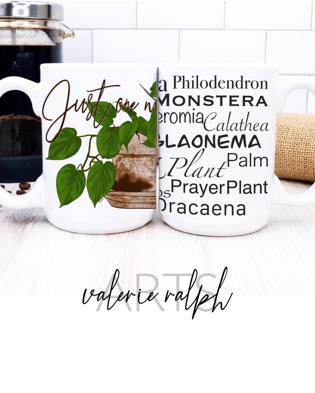 Just One More Plant Mug Plant Lady Plant Parent Funny Plant Etsy