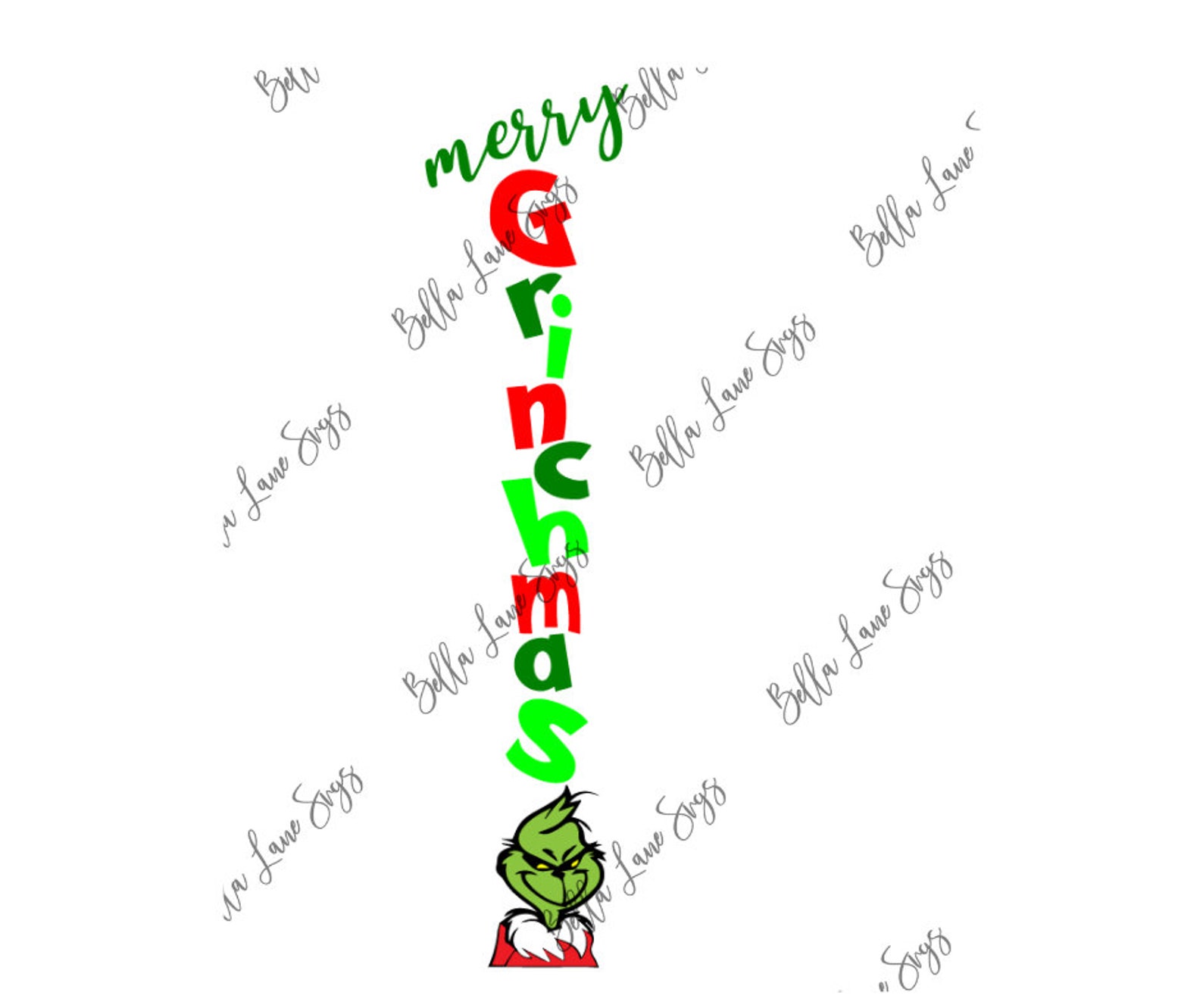 Merry Grinchmas Sign Svg Christmas Sign Grinch Svg Merry Etsy