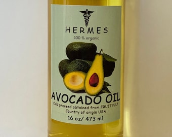 AVOCADO OIL 16 oz Organic Cold Pressed